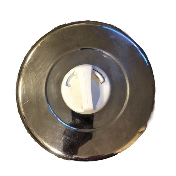 Unbranded Other - Replacement Pot Pan Lid Stainless Steel Air Vent Knob Used 8.5” Inner Lip